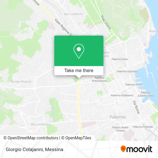 Giorgio Colajanni map