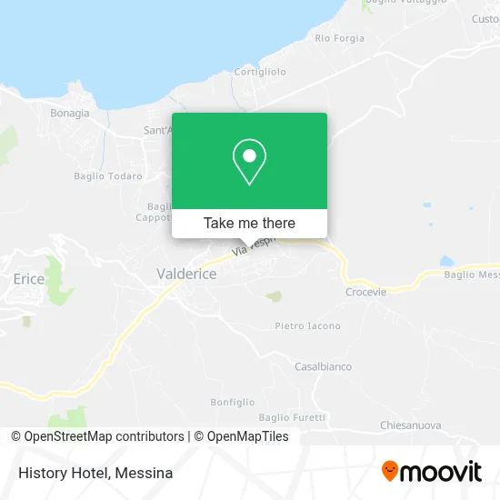 History Hotel map