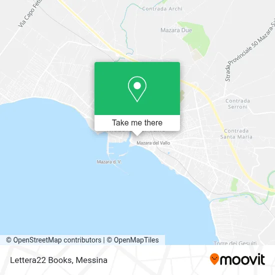 Lettera22 Books map