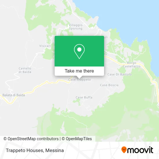 Trappeto Houses map