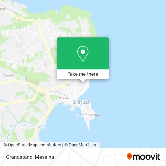 Grandstand map