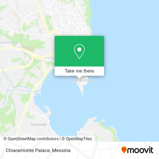 Chiaramonte Palace map