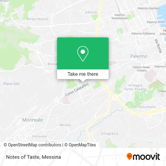 Notes of Taste map