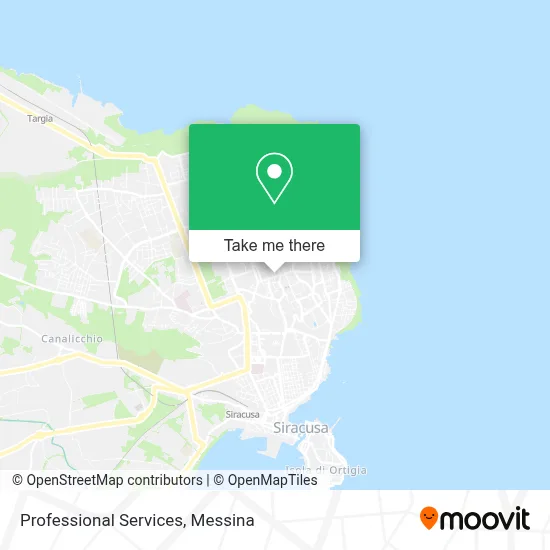 Professional Services map