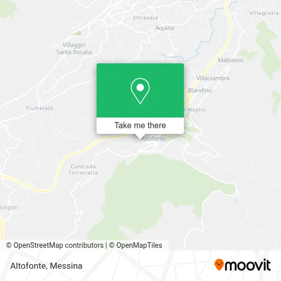 Altofonte map