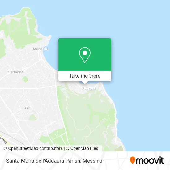 Santa Maria dell'Addaura Parish map