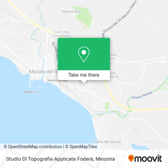 Studio Di Topografia Applicata Foderà map