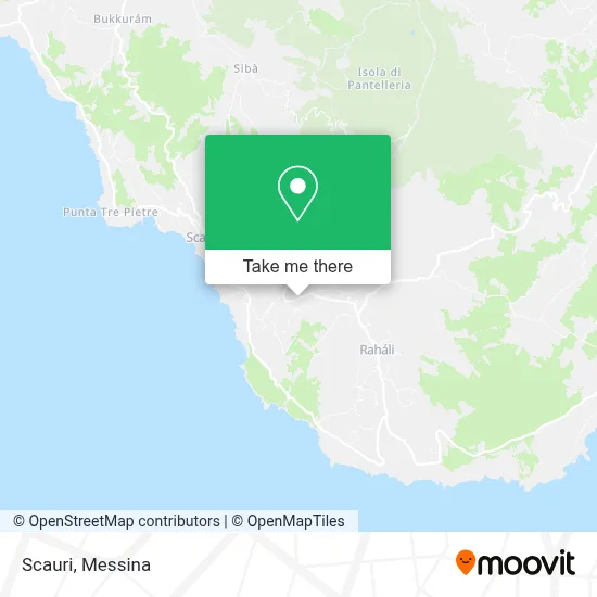 Scauri map
