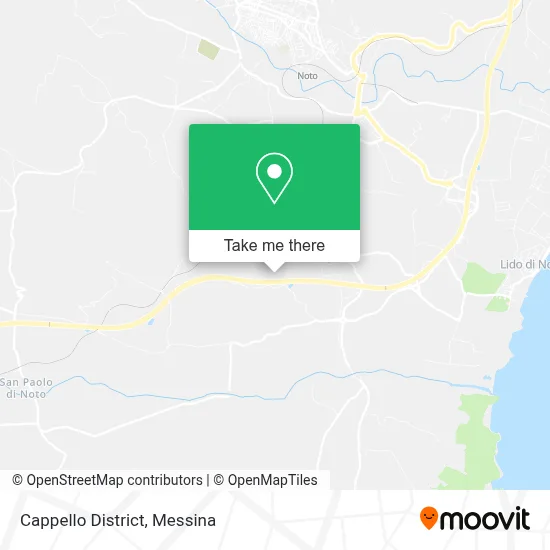 Cappello District map