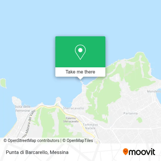 Punta di Barcarello map