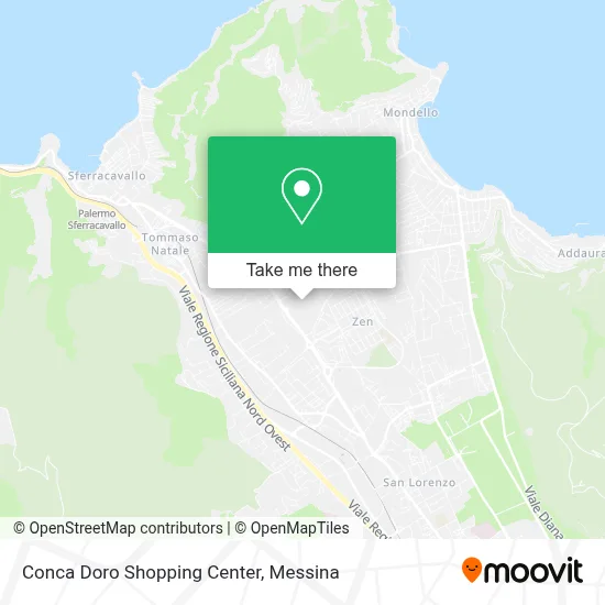 Conca Doro Shopping Center map