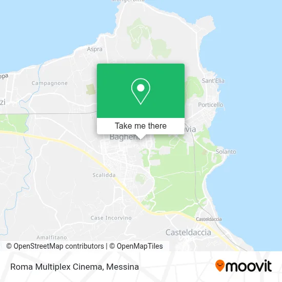 Roma Multiplex Cinema map