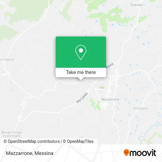 Mazzarrone map