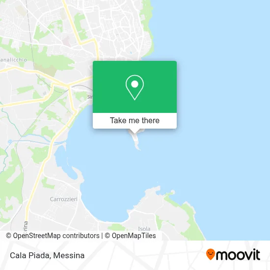 Cala Piada map