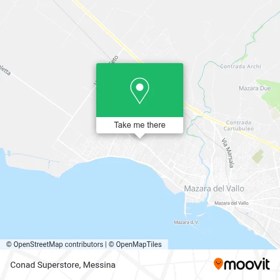 Conad Superstore map