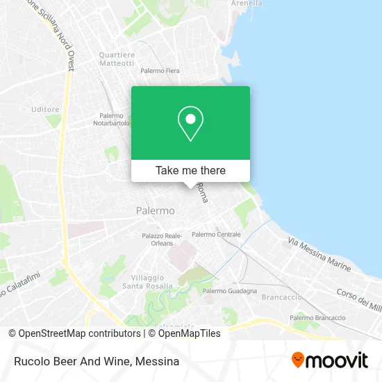 Rucolo Beer And Wine map