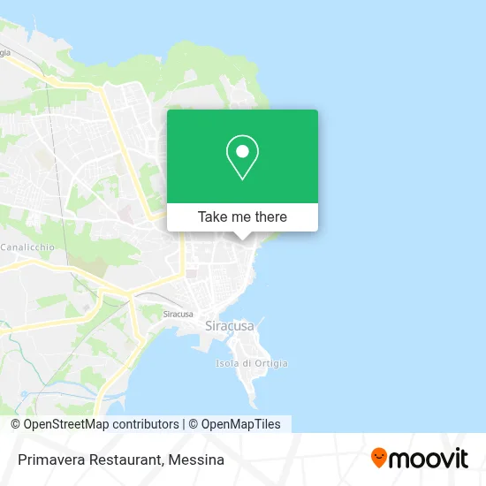 Primavera Restaurant map