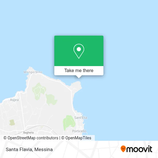 Santa Flavia map