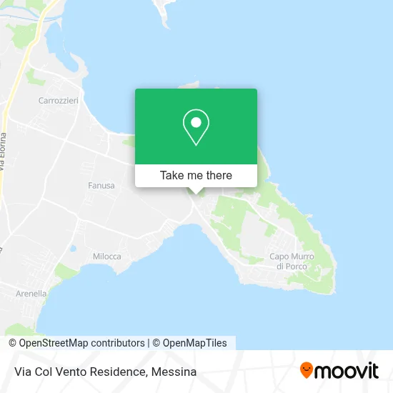 Via Col Vento Residence map