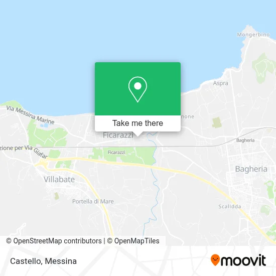 Castello map