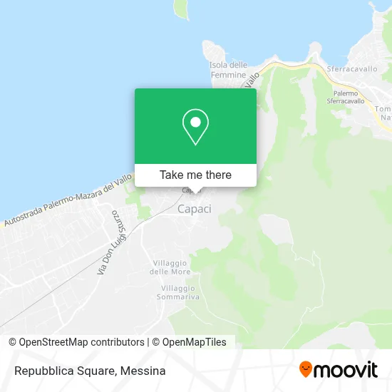 Repubblica Square map