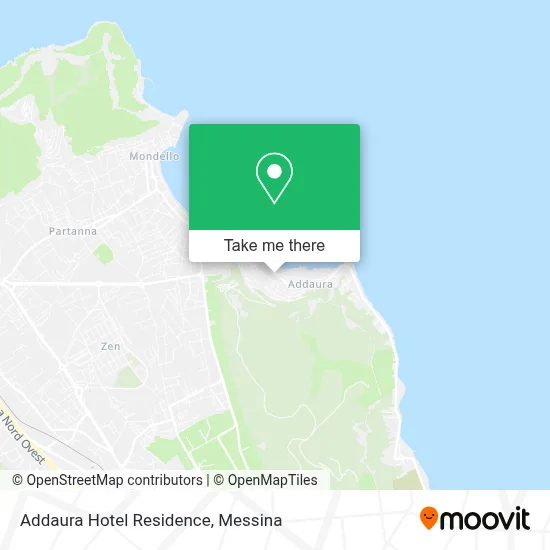 Addaura Hotel Residence map