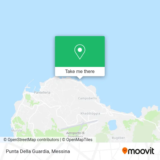 Punta Della Guardia map
