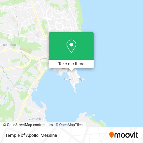 Temple of Apollo map