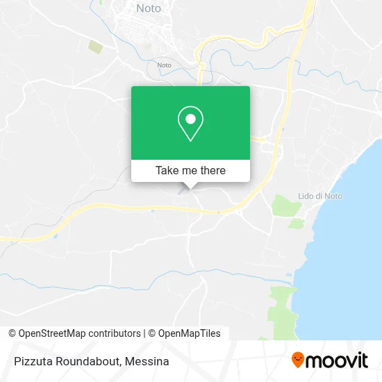 Pizzuta Roundabout map