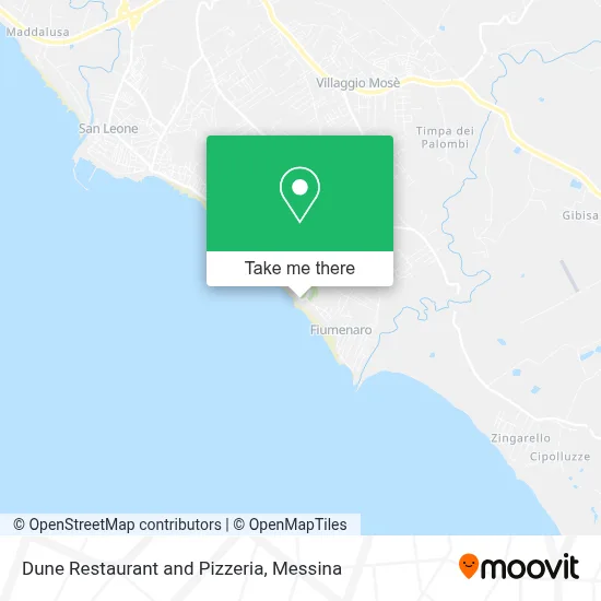 Dune Restaurant and Pizzeria map