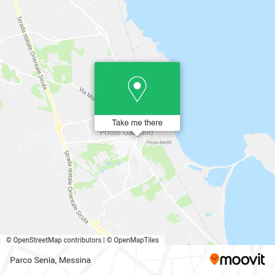 Parco Senia map
