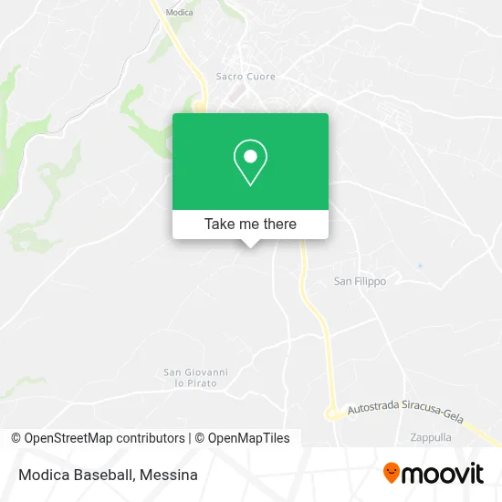Modica Baseball map
