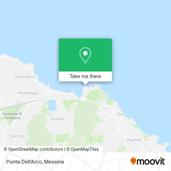 Punta Dell'Arco map
