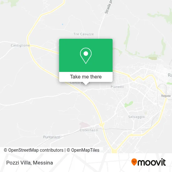 Pozzi Villa map