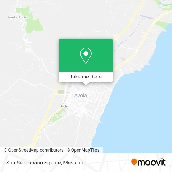 San Sebastiano Square map