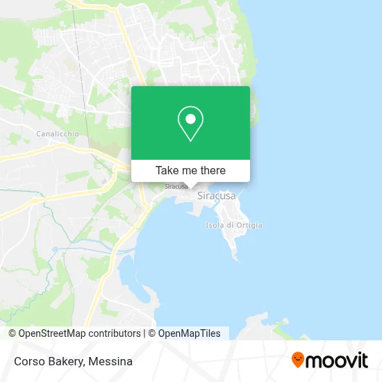 Corso Bakery map