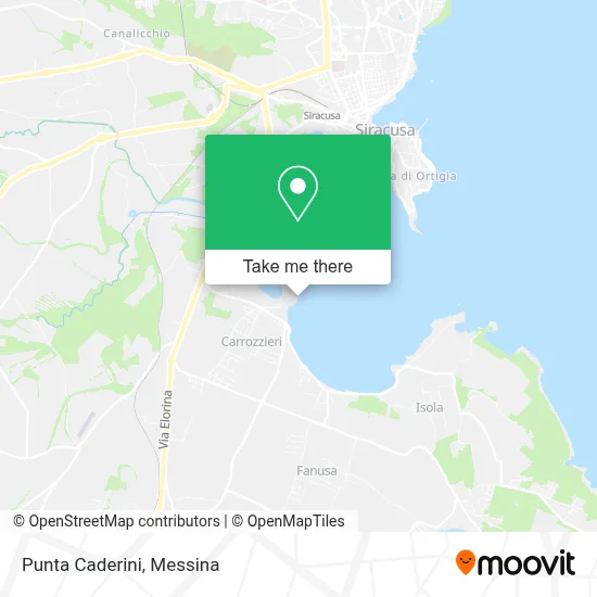 Punta Caderini map