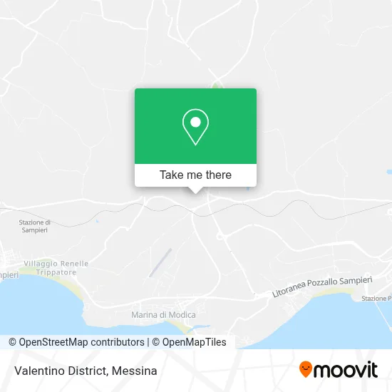 Valentino District map
