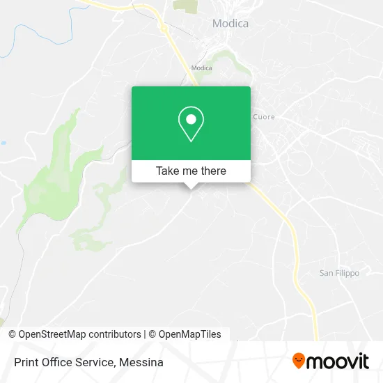 Print Office Service map