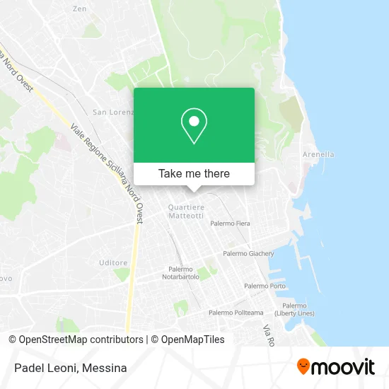 Padel Leoni map