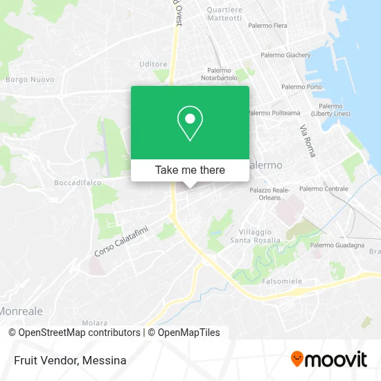 Fruit Vendor map
