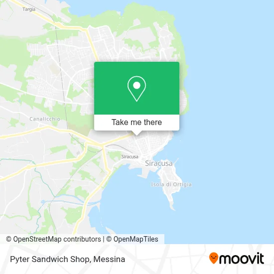 Pyter Sandwich Shop map