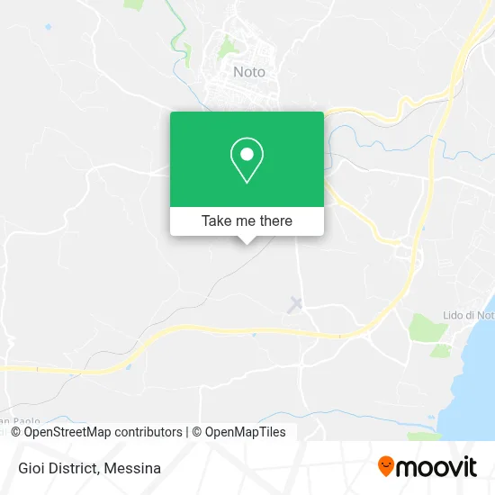 Gioi District map