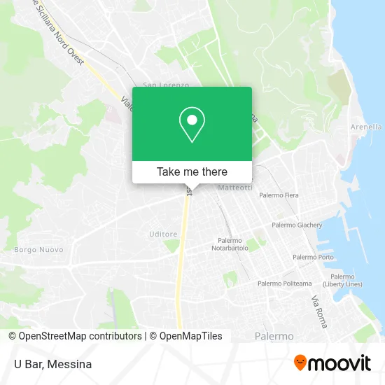 U Bar map