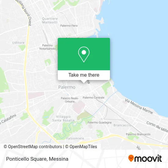 Ponticello Square map
