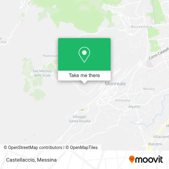 Castellaccio map