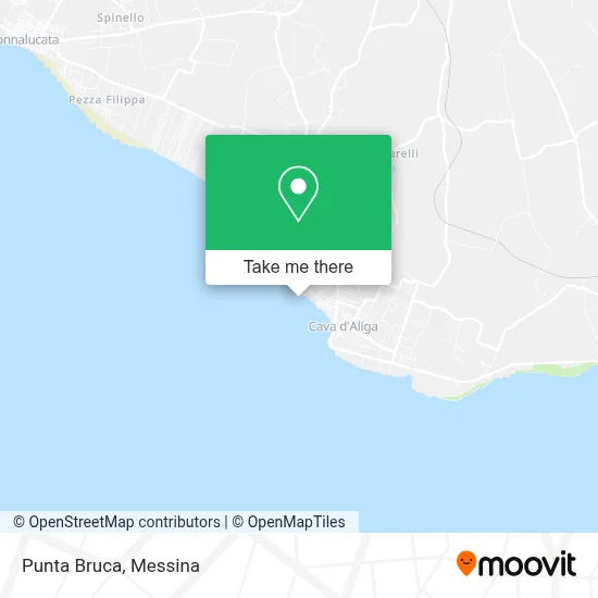 Punta Bruca map