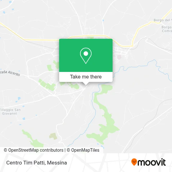 Centro Tim Patti map