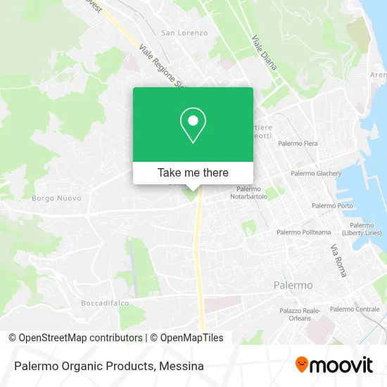 Palermo Organic Products map