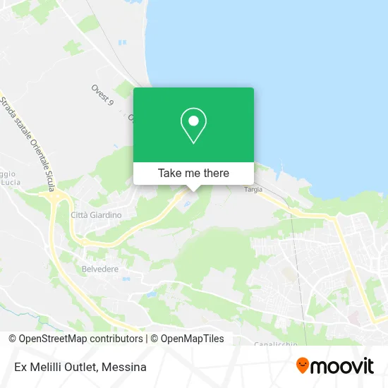 Ex Melilli Outlet map